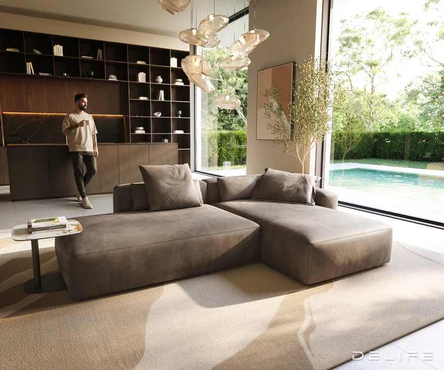 modularna garnitura freestyle 310x200cm, materijal: mikrofibra - slika 2