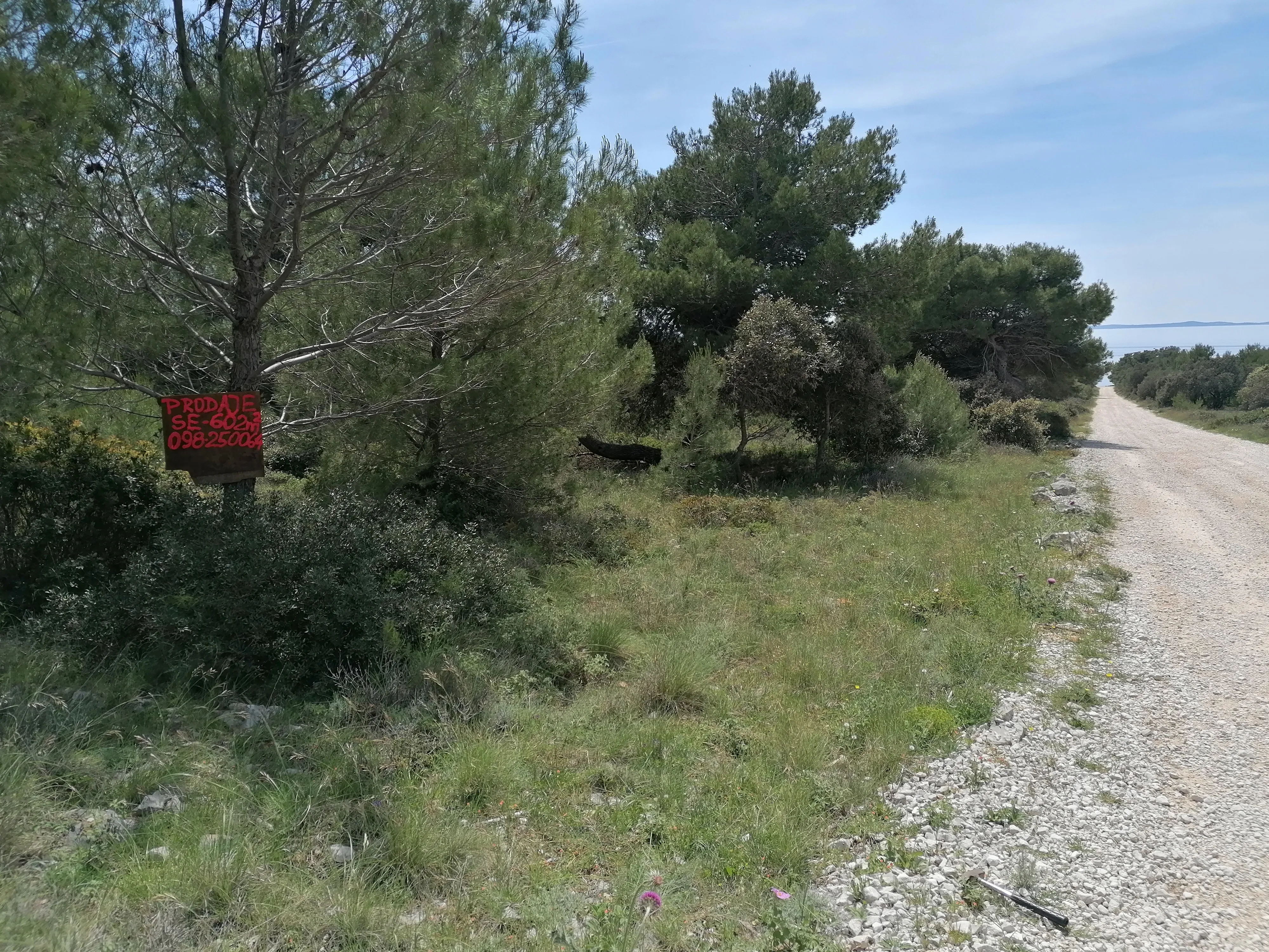 poljopr.atraktivno zemlj-pogled more 300m-južna strana-plaža lanterna - slika 4