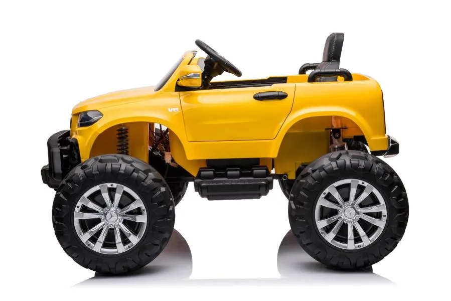 licencirani auto na akumulator mercedes dk-mt950 4x4 - žuti/lakirani - slika 8
