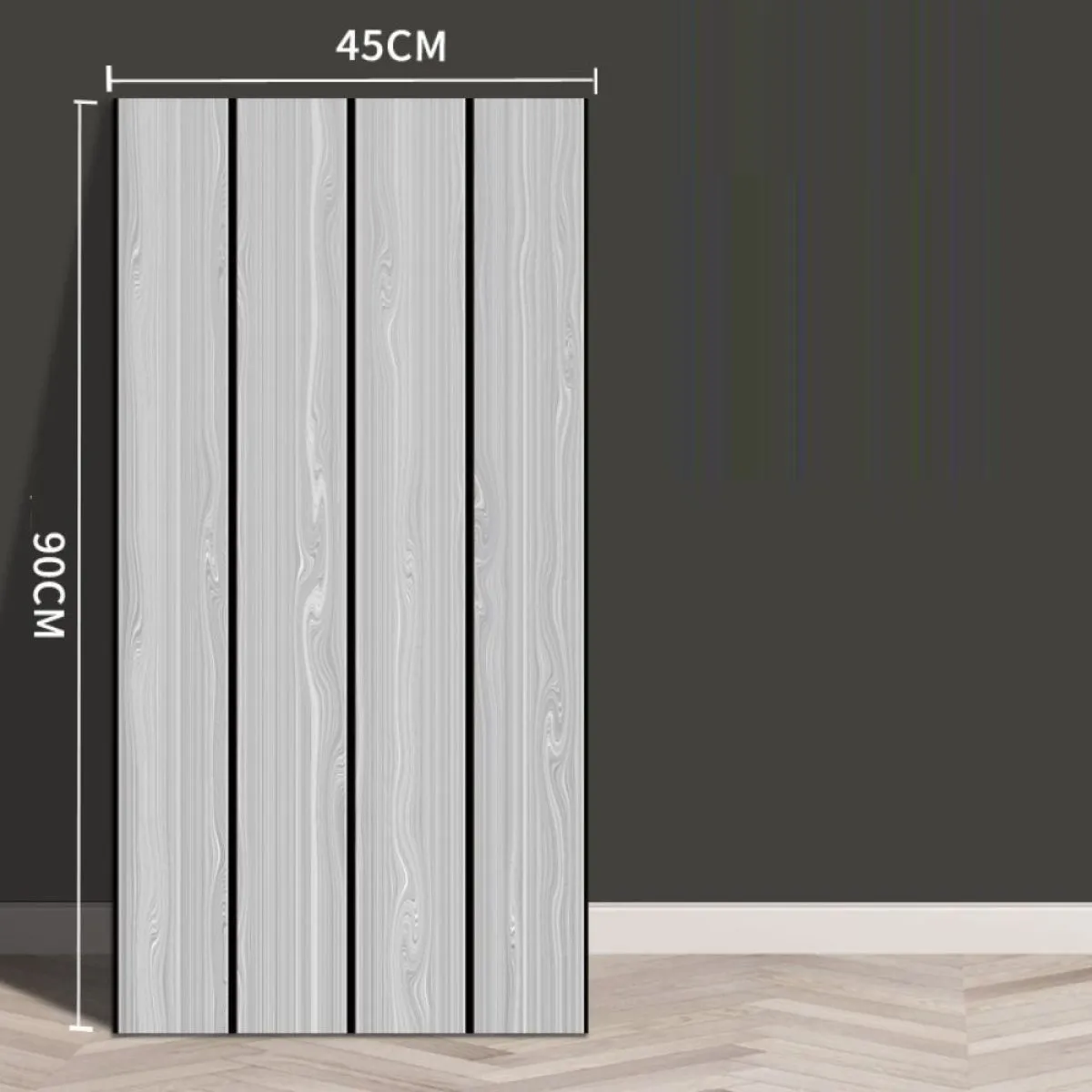 samoljepljivi pvc zidni paneli - alp stripes - slika 4