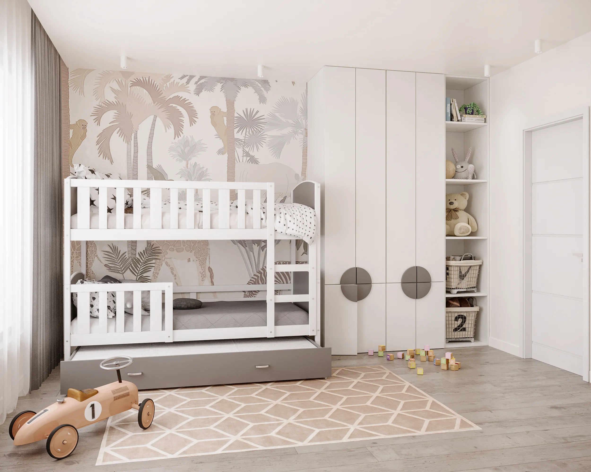 Tami 3 krevet na kat s tri ležaja – 200×90 - Nedeljanec, Vidovec