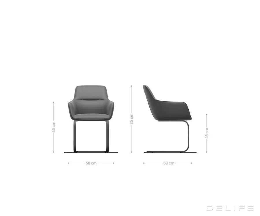blagovaonska stolica pejo, materijal: boucle - slika 6