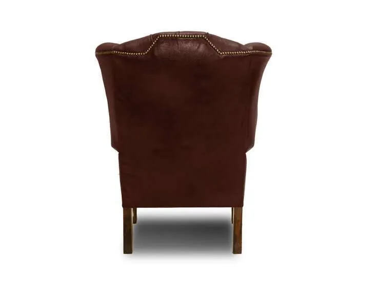 chesterfield fotelja plainwing | 1-sjedište | cloudy red - slika 3