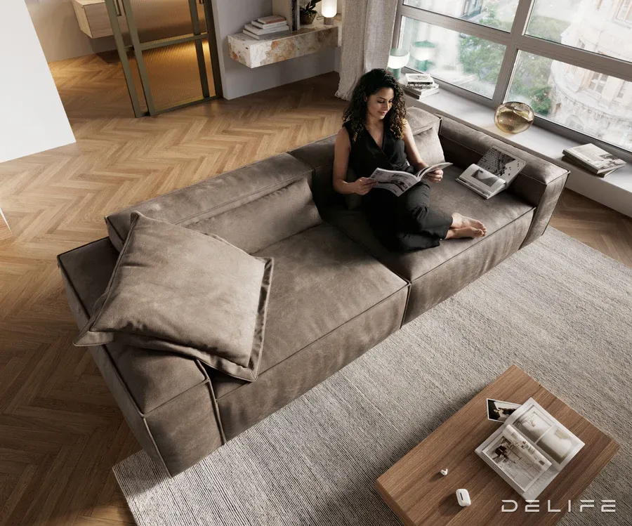 modularna sofa freestyle 280x110cm, materijal: mikrofibra - slika 7