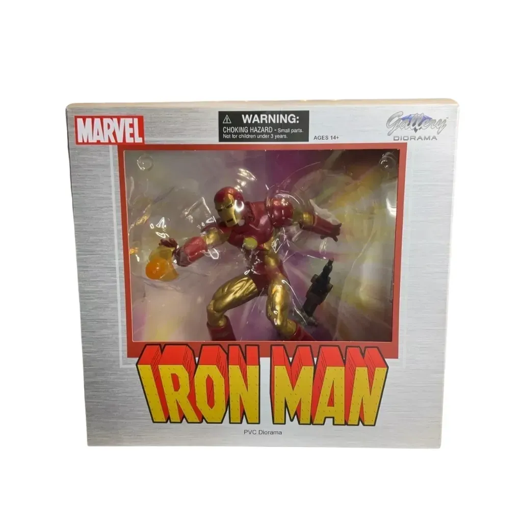 diamond select marvel gallery: iron man (comic) figura, 23cm - slika 3