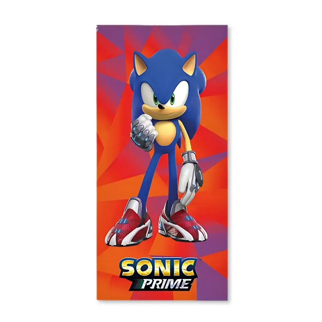 Sonic Prime ručnik za plažu, 70×140 cm - Zagreb