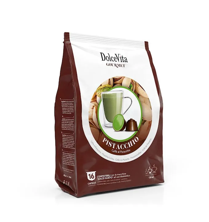 DolceVita PISTACCHIO Dolce Gusto – napitak od kave sa okusom pistacije - Zagreb