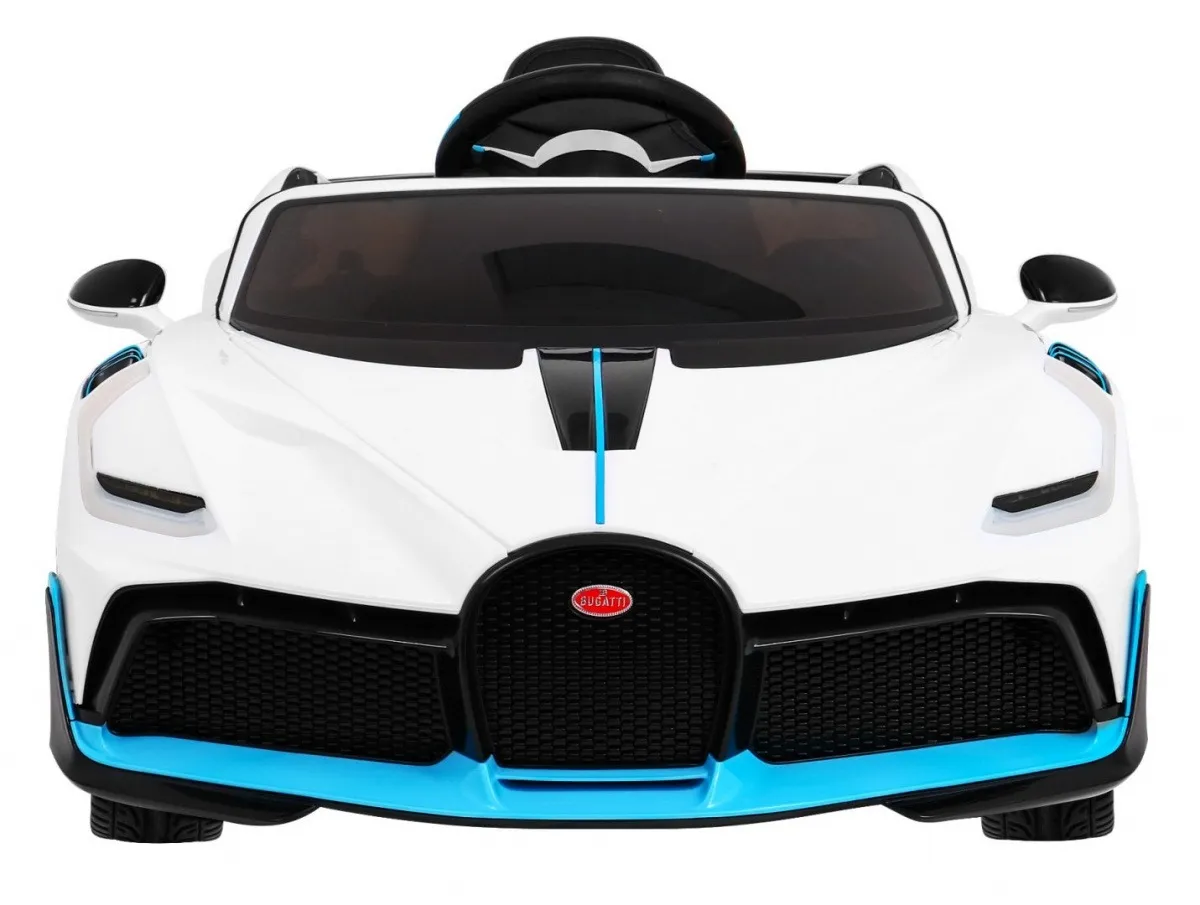 licencirani auto na akumulator bugatti divo - bijeli - slika 2