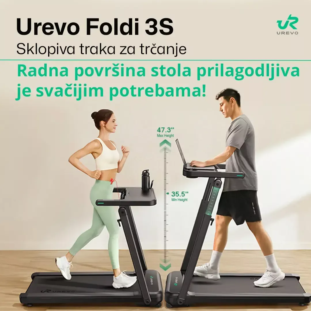 urevo foldi 3s smart - traka za trčanje i hodanje - slika 11