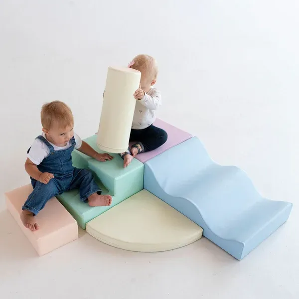 set od 6 pjenastih blokova soft play - svijetlo pastelna boja explorer - slika 8
