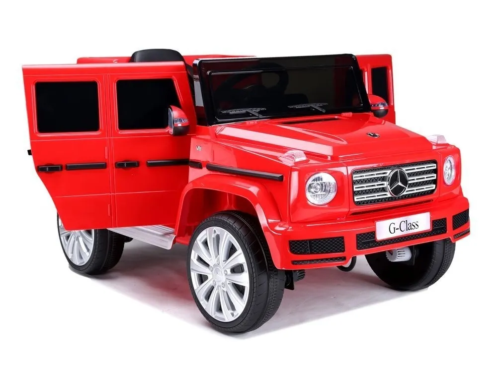 licencirani auto na akumulator mercedes g500 - crveni - slika 5