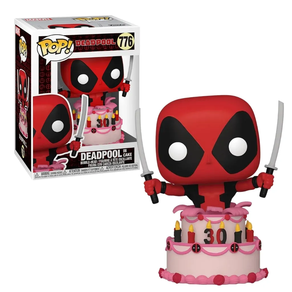 funko pop! marvel: deadpool 30th – deadpool in cake #776 - slika 3