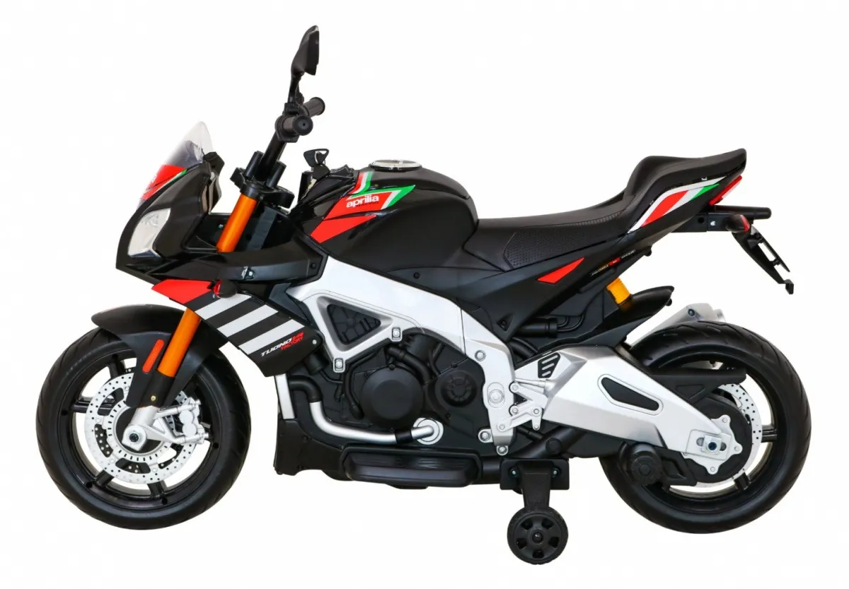 licencirani motor na akumulator aprilia tuono v4 - crni - slika 4