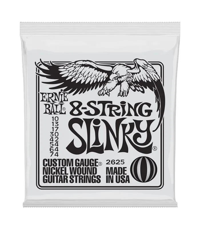 Ernie Ball 8-String Slinky 10-74 Žice Za 8 Žičanu Električnu Gitaru - Zagreb
