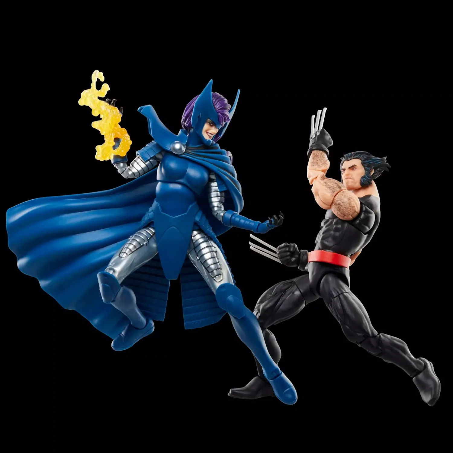 marvel legends series: wolverine and psylocke figure, 15cm - slika 3