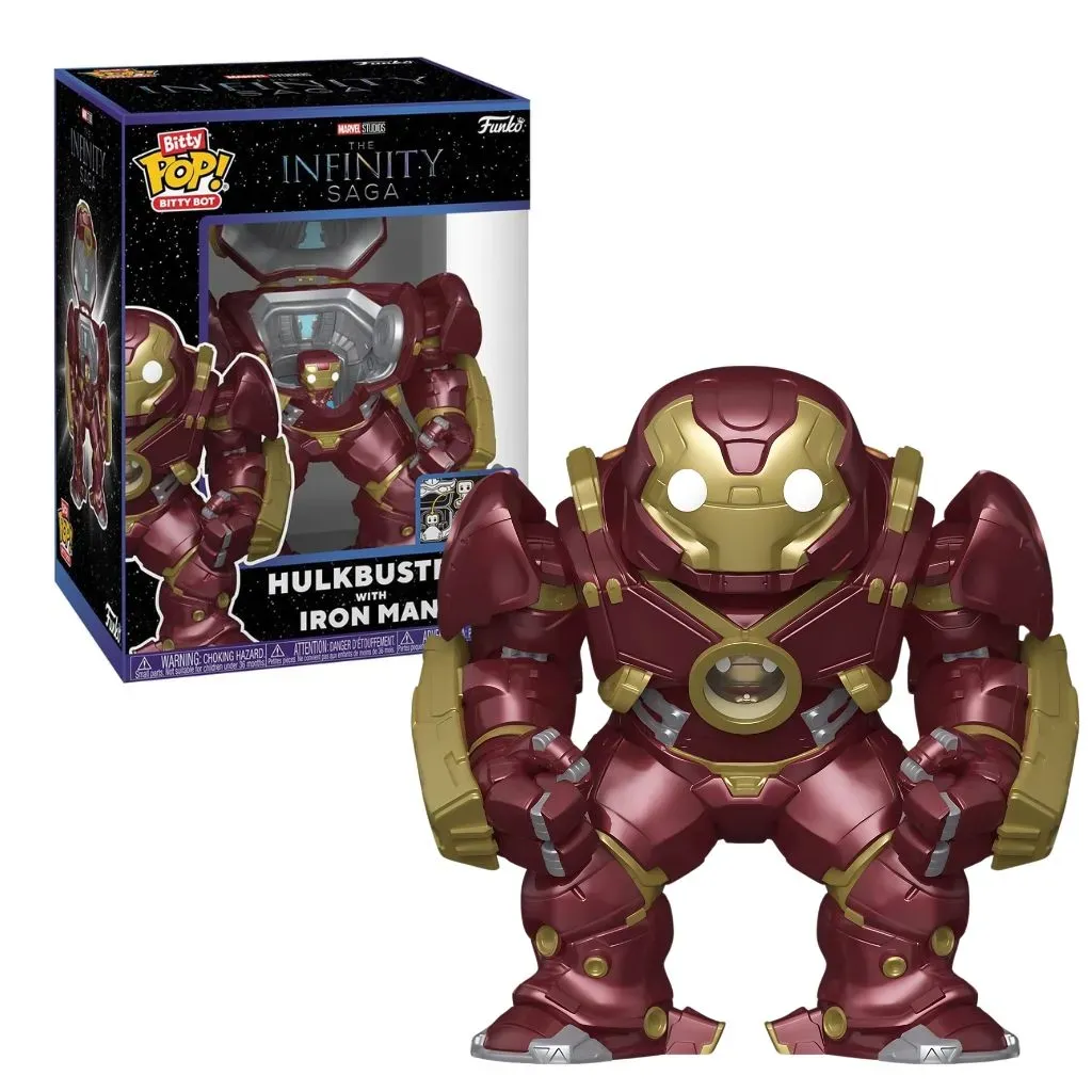 funko pop! bitty bots: the infinity saga – hulkbuster with iron man - slika 6