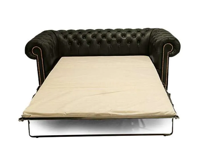 Chesterfield Trosjed Ležaj Class Leather | 3-sjedišta - Ježdovec, Zagreb