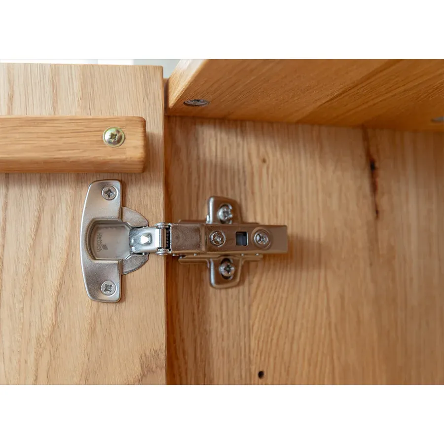 vitrina collodi 85x140cm, materijal: masivno drvo hrast - slika 10