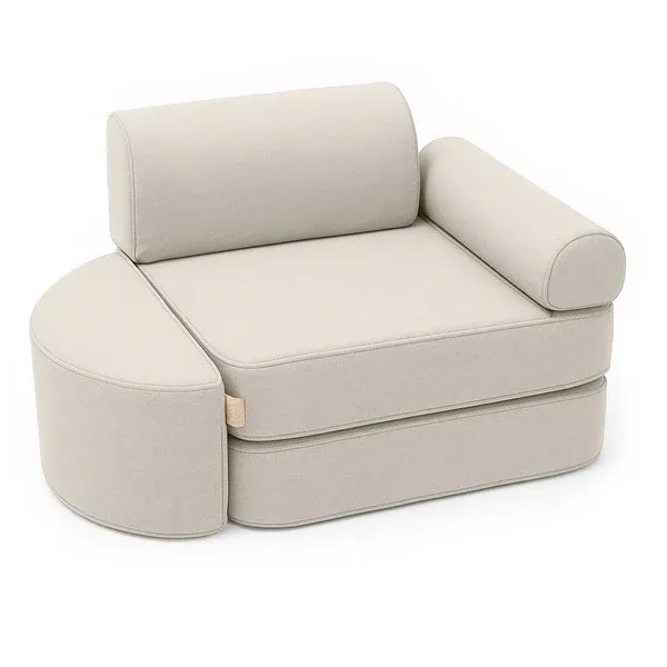 Mala modularna sofa za unutarnju/vanjsku upotrebu za djecu - bež - Zagreb