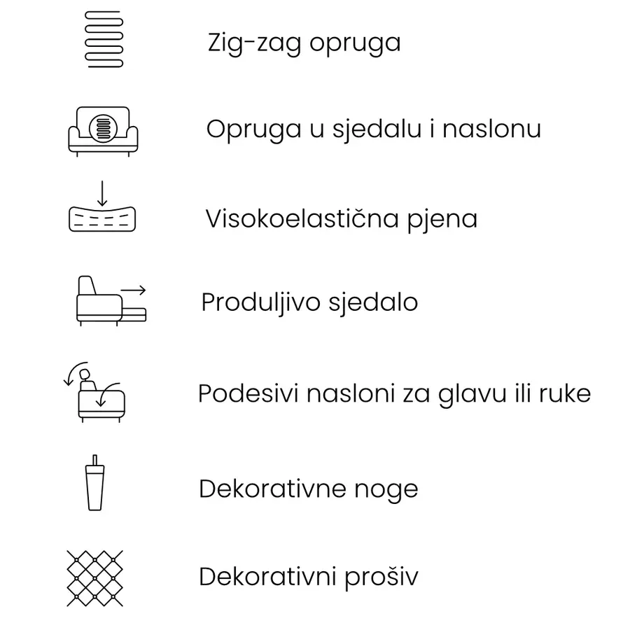 kutna garnitura genova iii 375x208cm, materijal: mogućnost izbora - slika 6