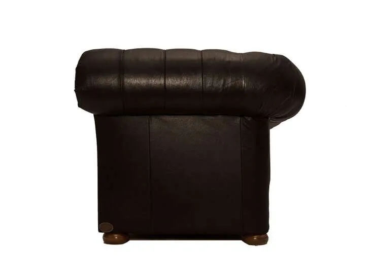 chesterfield kutna garnitura first class leather | cloudy brown dark - slika 2