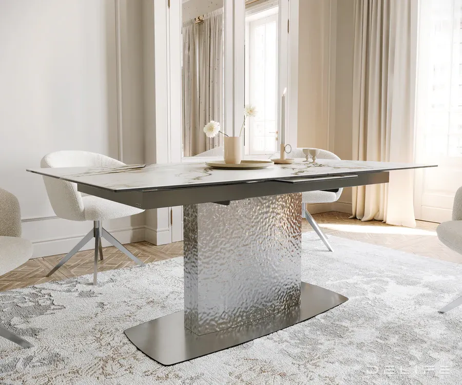 produljivi stol edge 180/220x100, materijal: keramika calacatta luxe - slika 5