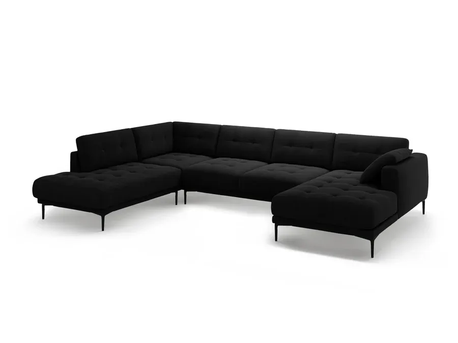 kutna garnitura bemy, 373x240cm, materijal: baršun - slika 2