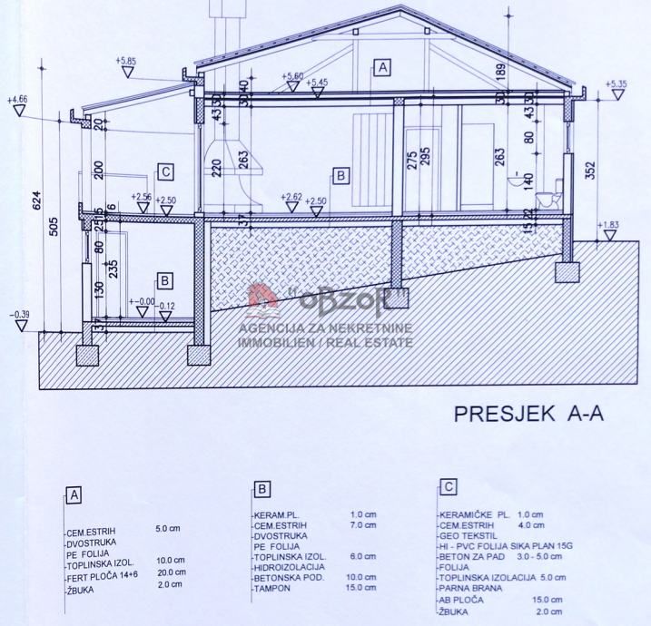 pridraga-visoka prizemnica s pogledom na more - slika 23