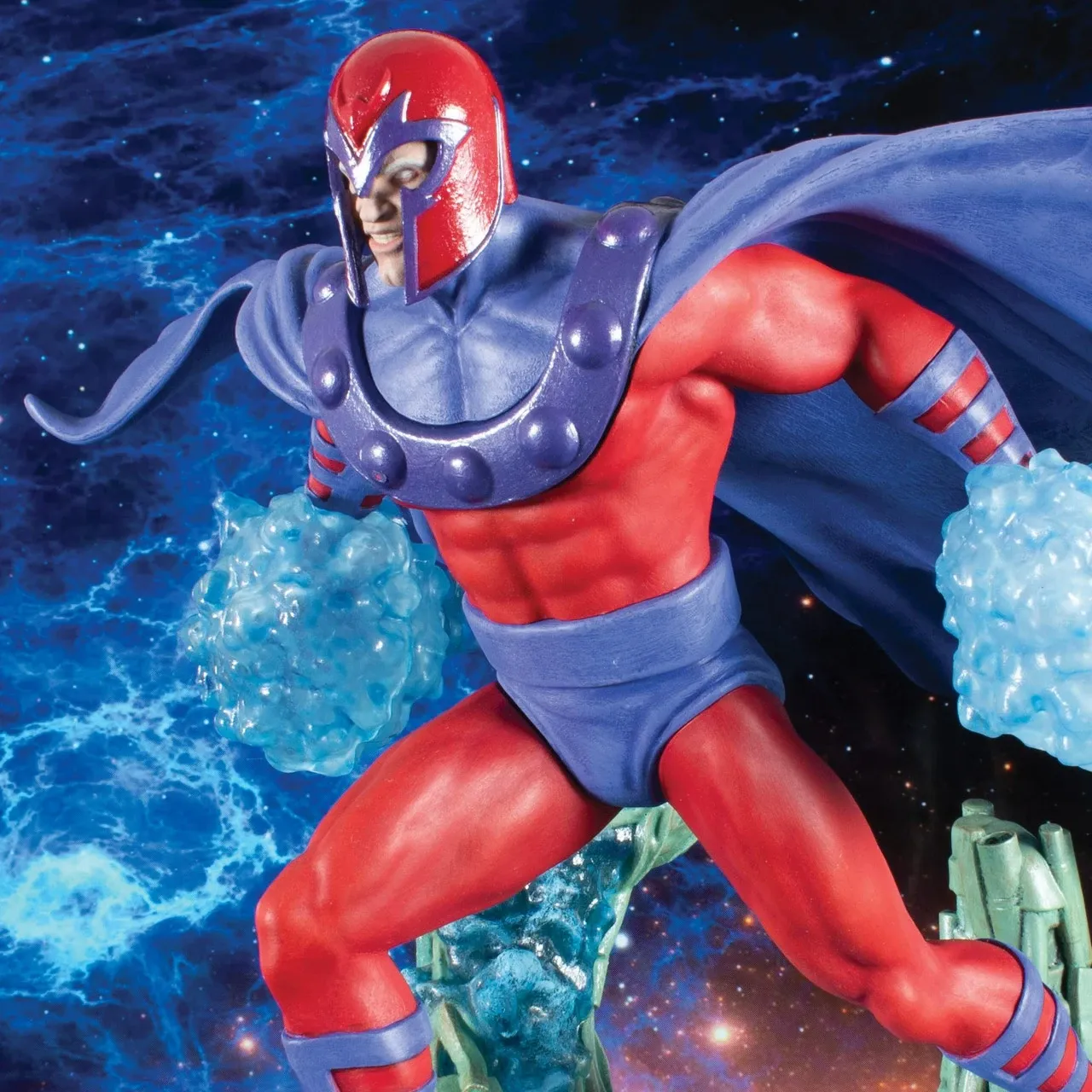 diamond select marvel gallery: magneto (comic) figura, 25 cm - slika 6