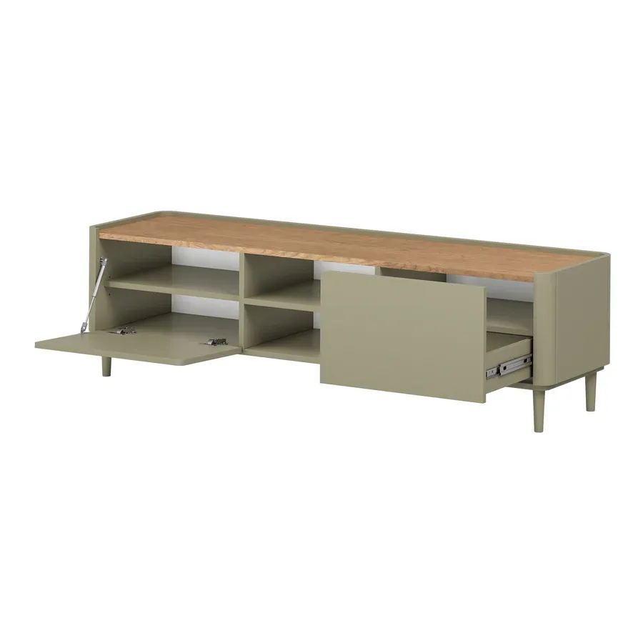 tv komoda elivo 170cm, materijal: mdf,melaminska ploča - slika 2