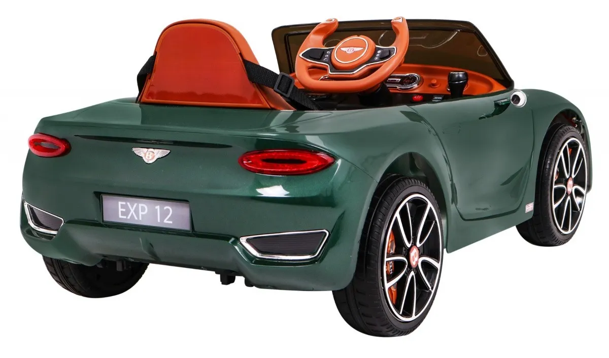 licencirani auto na akumulator bentley exp12 -zeleni/lakirani - slika 5