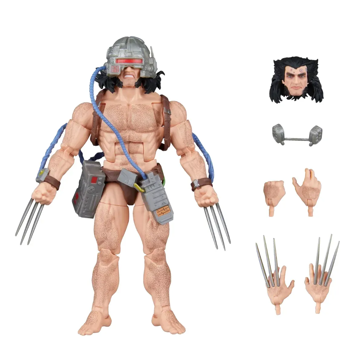 marvel legends series: x-men – wolverine (weapon x) figura, 15cm - slika 7
