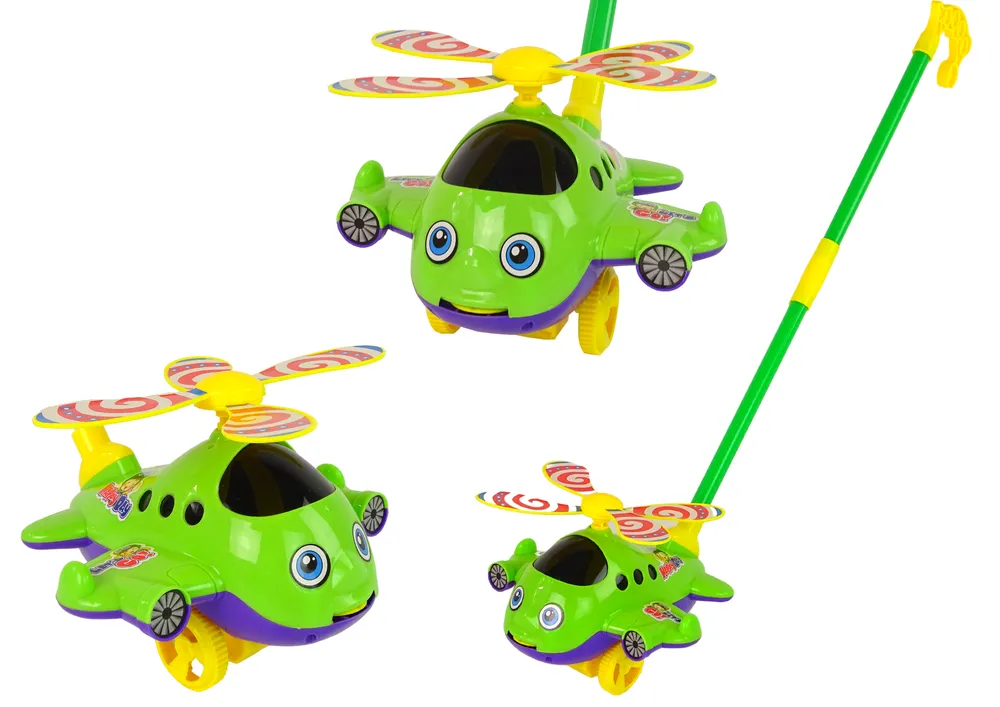 Guralica avion Happy Bell - zeleni - Mursko Središće