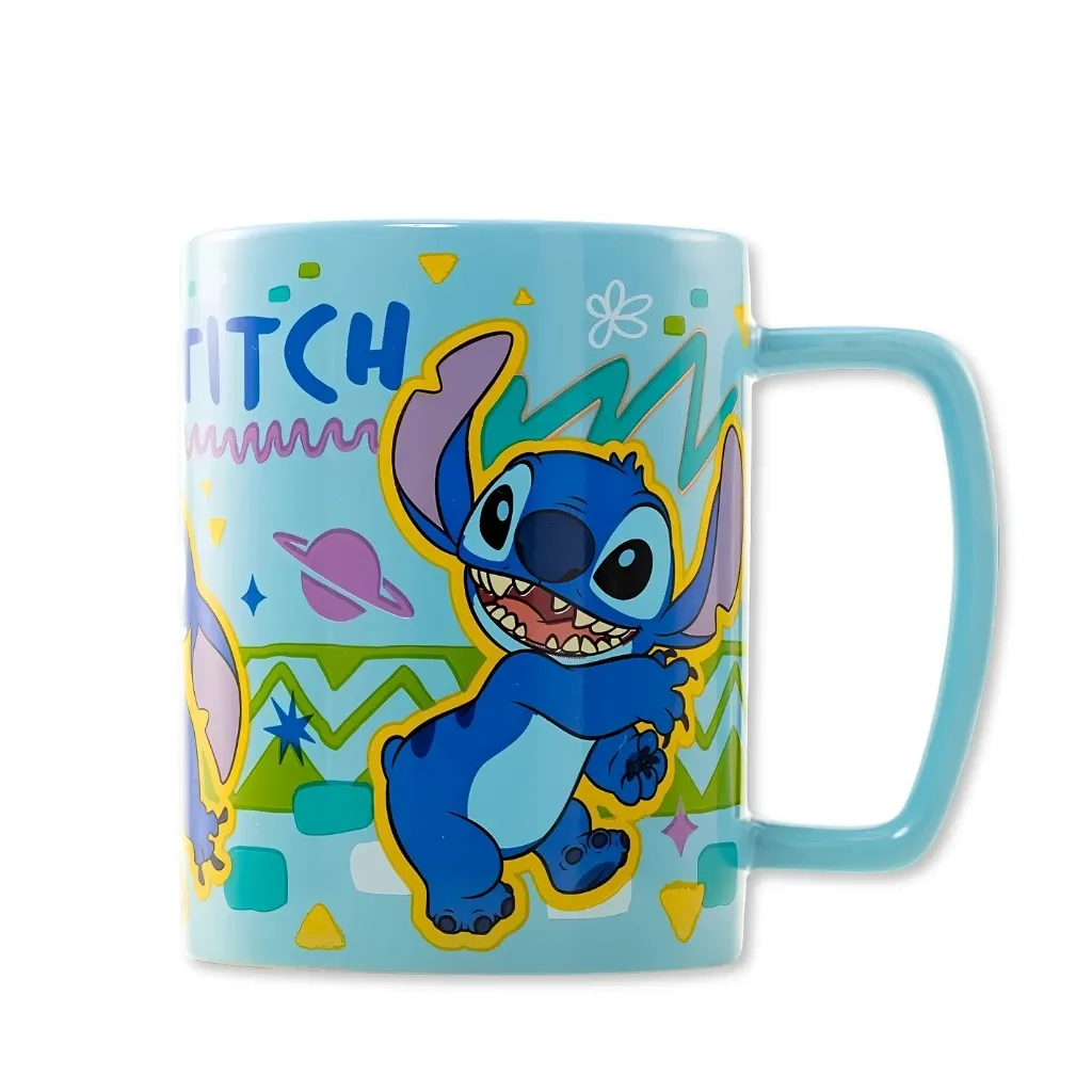 lilo & stitch (stitch face) fuzzy mug, 440 ml - slika 4