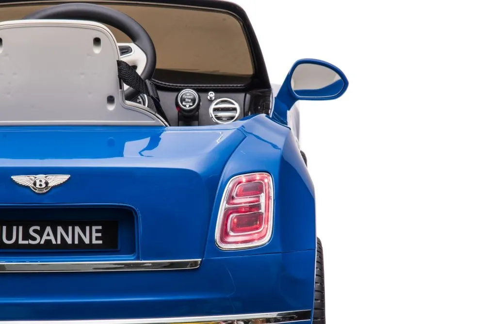 licencirani auto na akumulator bentley mulsanne - plavi/lakirani - slika 9
