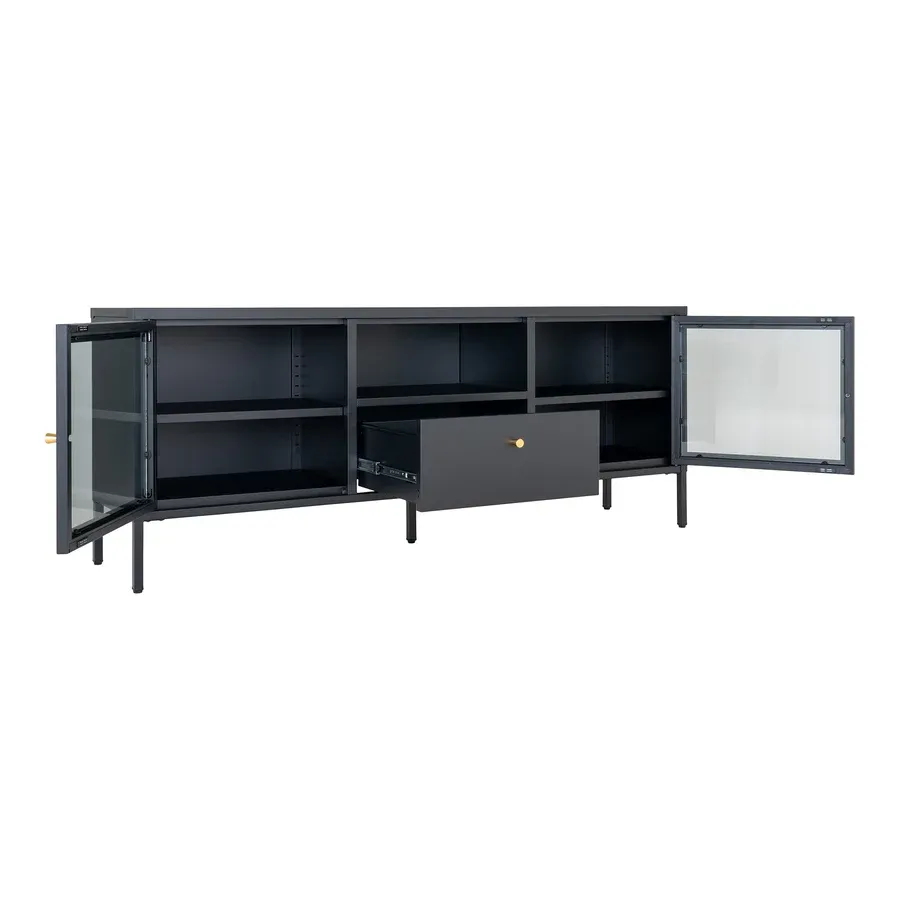 tv komoda dalby, materijal: čelik - slika 4