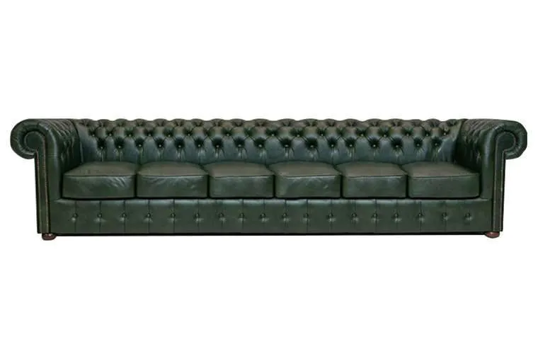 Chesterfield Garnitura Class Leather | 6-sjedišta | Cloudy Green - Ježdovec, Zagreb