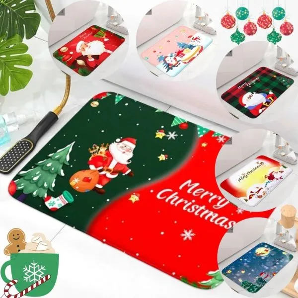 Božićni protuklizajući otirači -Xmas - Zagreb