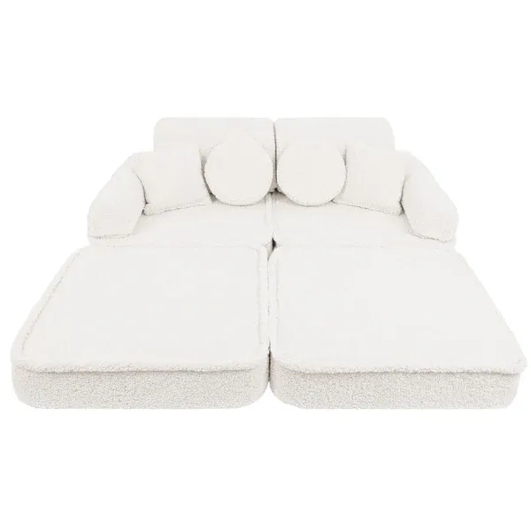 srednja modularna sofa za djecu - bearly krem - slika 4