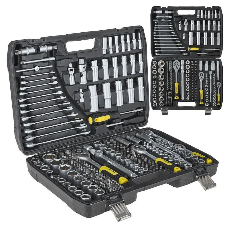 set nasadnih ključeva 1/4", 3/8", 108 komada - slika 1