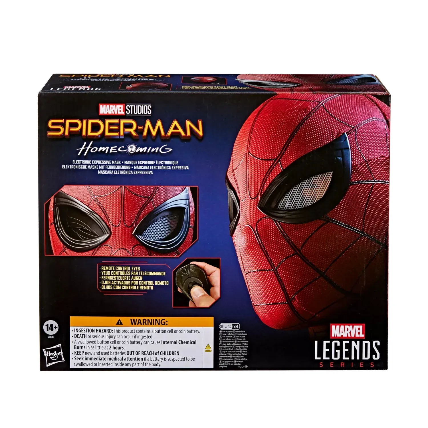 marvel legends series – spider-man electronic expressive mask - slika 10