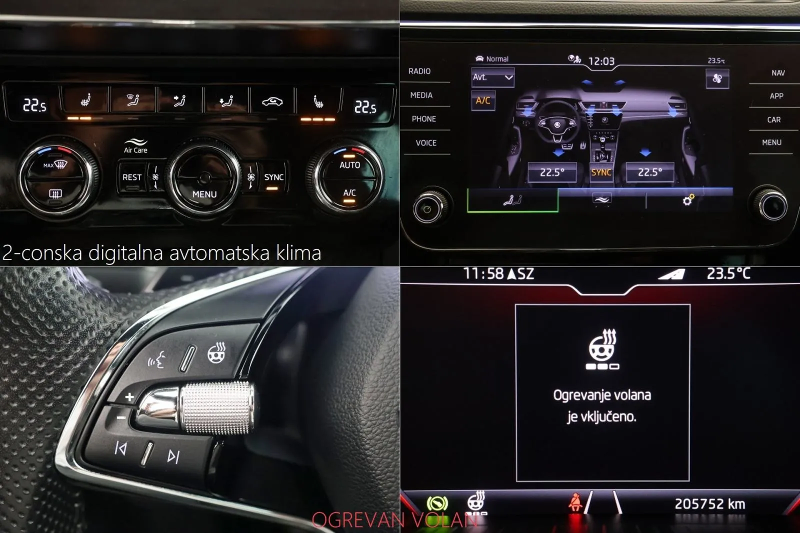 škoda superb combi 2.0tdi sportline matrix virtual radar temp - slika 16
