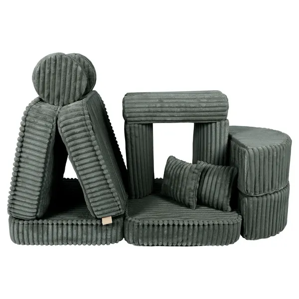 modularna sofa - šumsko zelena - slika 6