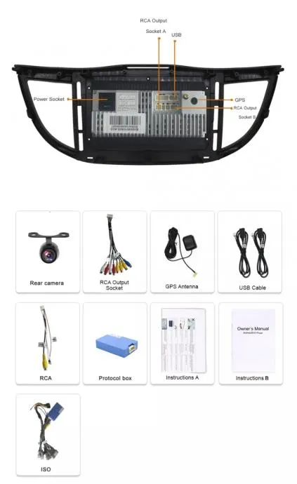 original android multimedija honda crv 2012 - 2016 - slika 16