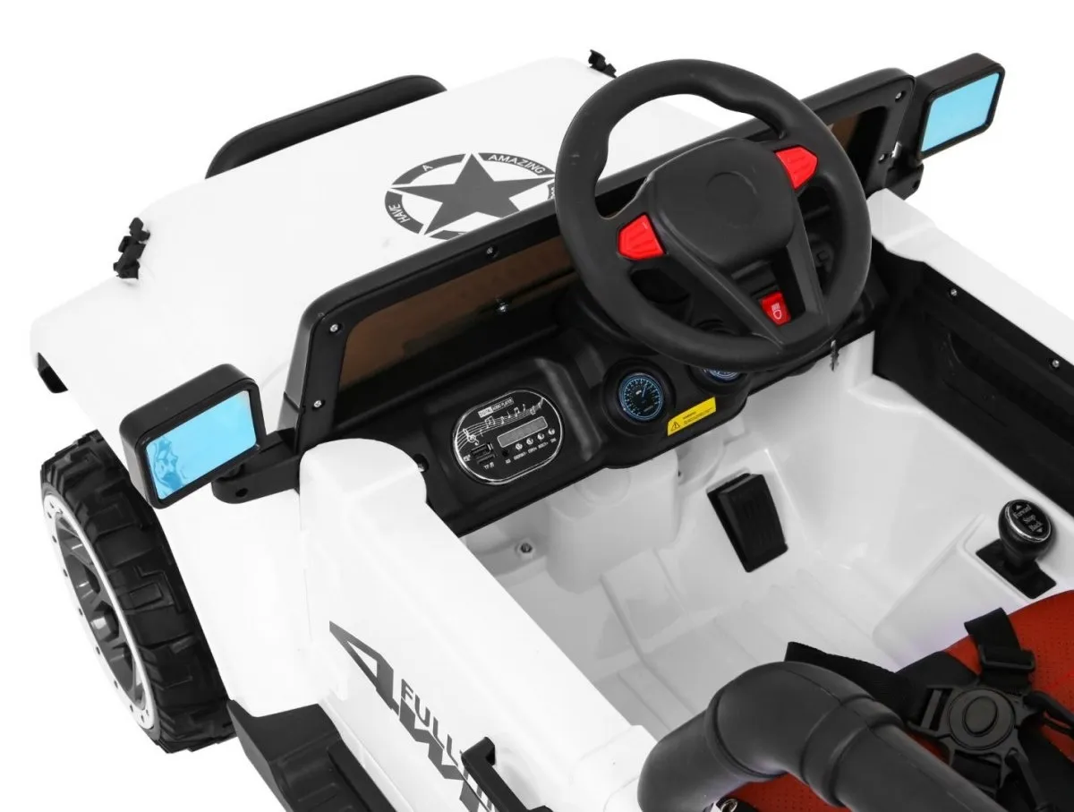 auto na akumulator full time 4wd 4x4- bijeli - slika 5