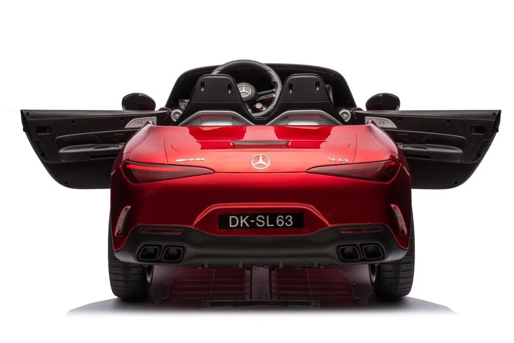 licencirani auto na akumulator mercedes amg sl63 - crveni/lakirani - slika 10