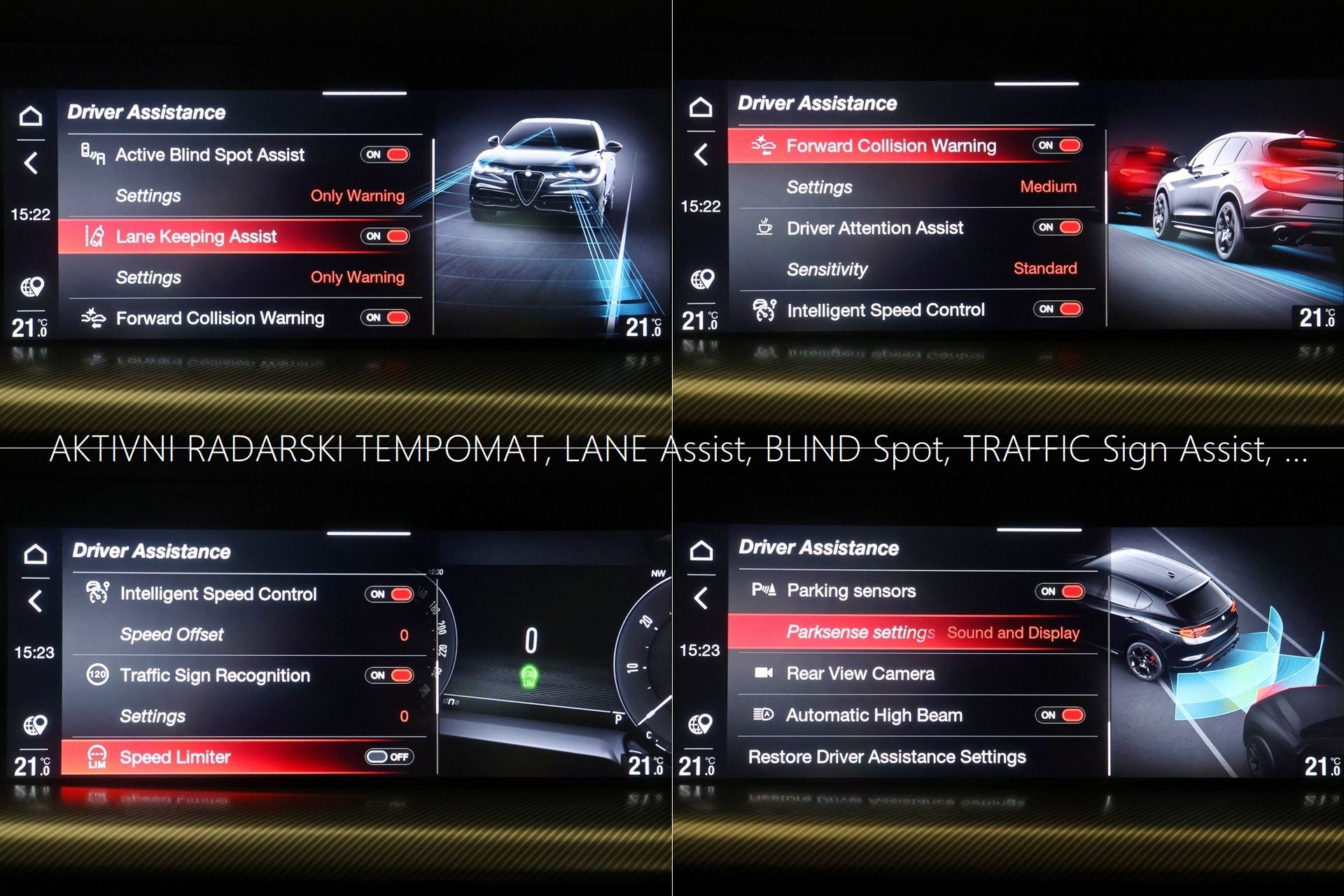 alfa romeo stelvio veloce 2.2 multijet q4 at8 210km matrix cockpit - slika 12