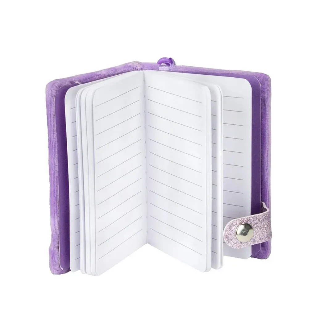 lilo & stitch ‘purple’ mini plush notebook - slika 2