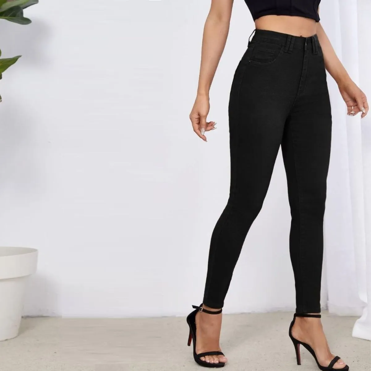 slim traperice visoki struk athena - slika 7