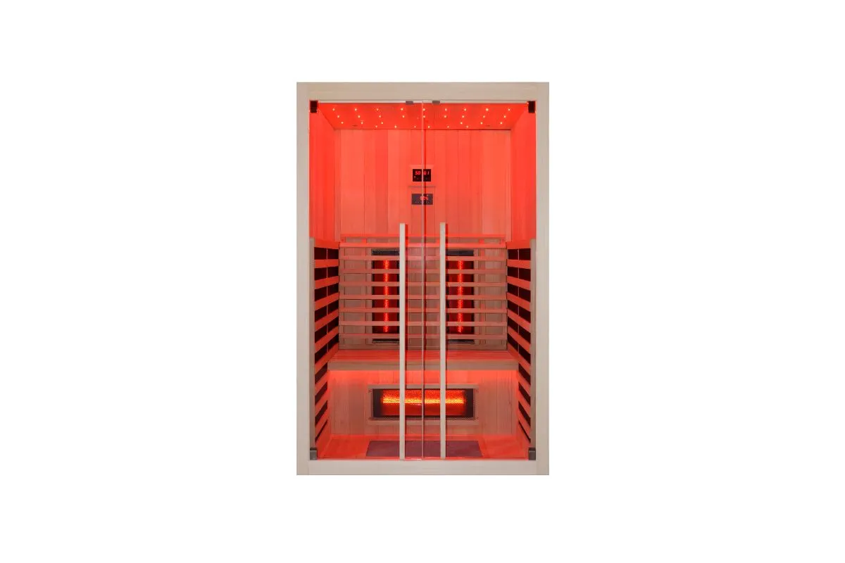 infracrvena sauna – full spectrum + karbonski grijači 130 x 110 x 200 - slika 3